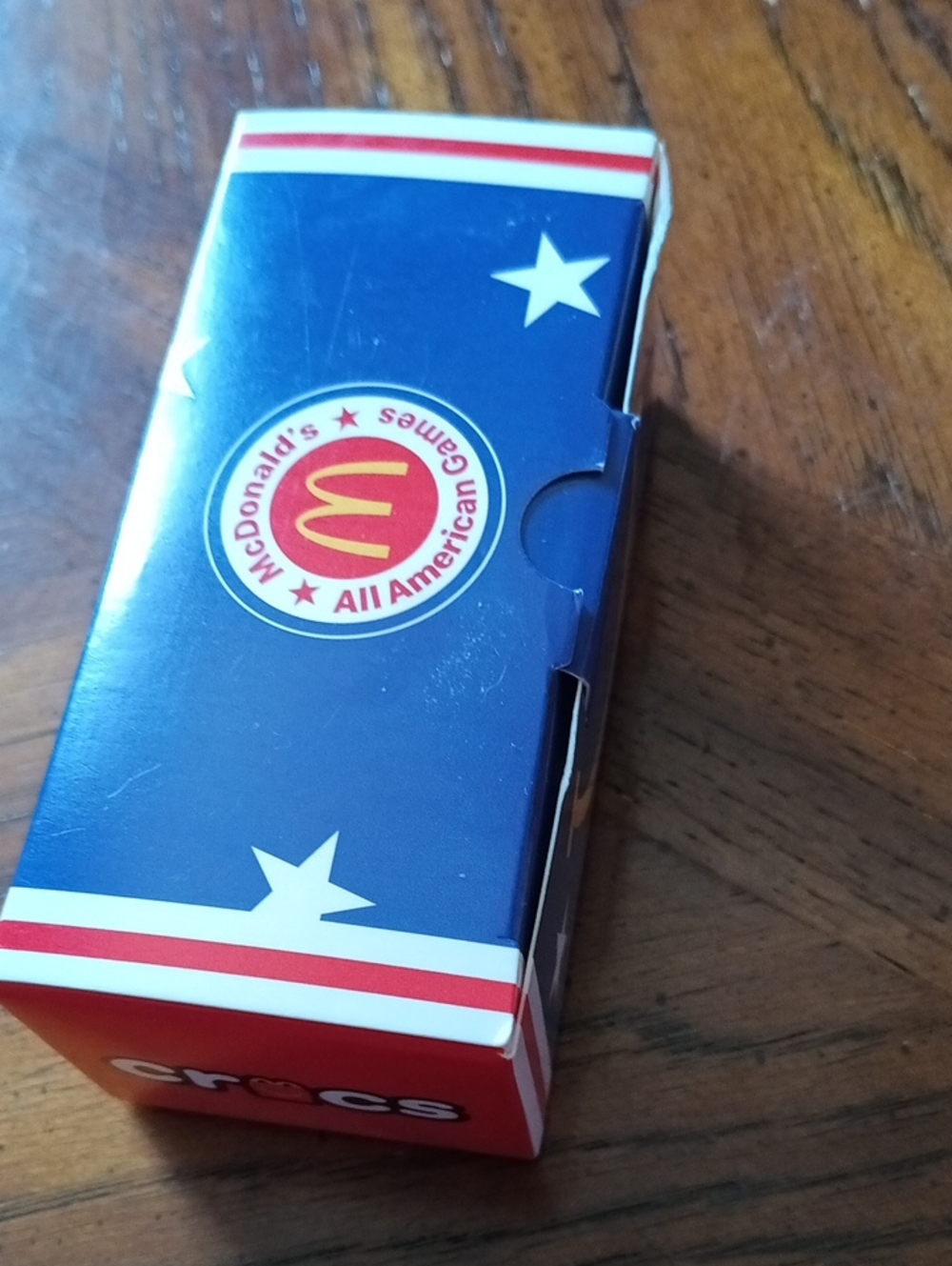 McDonald's Patriotic Red & Blue Collectible Box
